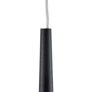 GloboStar® TEARS 61315 Φωτιστικό Τοίχου – Απλίκα Design LED CCT 3W 330lm 180° AC 220-240V – Εναλλαγή Φωτισμού μέσω Διακόπτη On/Off All In One Ψυχρό 6000k+Φυσικό 4500k+Θερμό 2700k Φ3.2 x Υ51.5cm – Μαύρο – 3 Years Warranty