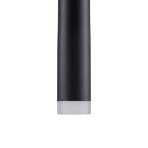 GloboStar® TEARS 61315 Φωτιστικό Τοίχου – Απλίκα Design LED CCT 3W 330lm 180° AC 220-240V – Εναλλαγή Φωτισμού μέσω Διακόπτη On/Off All In One Ψυχρό 6000k+Φυσικό 4500k+Θερμό 2700k Φ3.2 x Υ51.5cm – Μαύρο – 3 Years Warranty