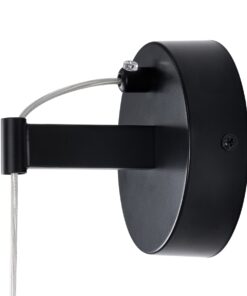 GloboStar® TEARS 61315 Φωτιστικό Τοίχου – Απλίκα Design LED CCT 3W 330lm 180° AC 220-240V – Εναλλαγή Φωτισμού μέσω Διακόπτη On/Off All In One Ψυχρό 6000k+Φυσικό 4500k+Θερμό 2700k Φ3.2 x Υ51.5cm – Μαύρο – 3 Years Warranty