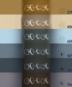 GloboStar® CIRCOLARE 61320 Κρεμαστό Φωτιστικό Οροφής Design LED CCT 75W 8400lm 360° AC 220-240V – Εναλλαγή Φωτισμού μέσω Τηλεχειριστηρίου All In One Ψυχρό 6000k+Φυσικό 4500k+Θερμό 2700k Dimmable Μ120 x Π25 x Υ25cm – Λευκό – 3 Χρόνια Εγγύηση