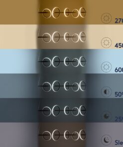 GloboStar® CIRCOLARE 61321 Κρεμαστό Φωτιστικό Οροφής Design LED CCT 75W 8400lm 360° AC 220-240V – Εναλλαγή Φωτισμού μέσω Τηλεχειριστηρίου All In One Ψυχρό 6000k+Φυσικό 4500k+Θερμό 2700k Dimmable Μ120 x Π25 x Υ25cm – Καφέ – 3 Χρόνια Εγγύηση