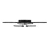 GloboStar® ROYAL-R 61323 Φωτιστικό Οροφής Design LED CCT 135W 16200lm 360° AC 220-240V – Εναλλαγή Φωτισμού μέσω Τηλεχειριστηρίου All In One Ψυχρό 6000k+Φυσικό 4500k+Θερμό 2700k Dimmable Μ80.5 x Π59 x Υ12cm – Μαύρο – 3 Years Warranty