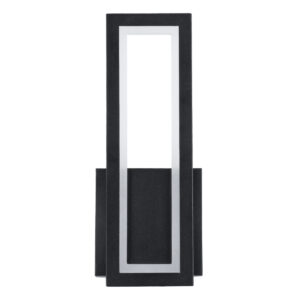 GloboStar® TIARA 61327 Φωτιστικό Τοίχου – Απλίκα Design LED CCT 12W 1440lm 360° AC 220-240V – Εναλλαγή Φωτισμού μέσω Διακόπτη On/Off All In One Ψυχρό 6000k+Φυσικό 4500k+Θερμό 2700k Μ12.5 x Π4 x Υ32cm – Μαύρο – 3 Years Warranty