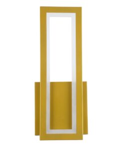 GloboStar® TIARA 61328 Φωτιστικό Τοίχου – Απλίκα Design LED CCT 12W 1440lm 360° AC 220-240V – Εναλλαγή Φωτισμού μέσω Διακόπτη On/Off All In One Ψυχρό 6000k+Φυσικό 4500k+Θερμό 2700k Μ12.5 x Π4 x Υ32cm – Χρυσό – 3 Years Warranty