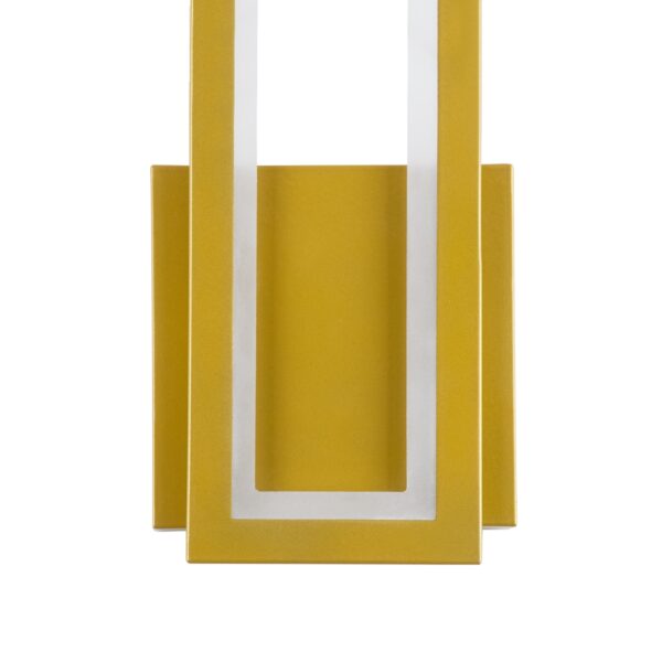 GloboStar® TIARA 61328 Φωτιστικό Τοίχου – Απλίκα Design LED CCT 12W 1440lm 360° AC 220-240V – Εναλλαγή Φωτισμού μέσω Διακόπτη On/Off All In One Ψυχρό 6000k+Φυσικό 4500k+Θερμό 2700k Μ12.5 x Π4 x Υ32cm – Χρυσό – 3 Years Warranty