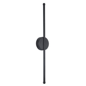 GloboStar® DIADEM 61329 Φωτιστικό Τοίχου – Απλίκα Design LED CCT 9W 1080lm 120° AC 220-240V – Εναλλαγή Φωτισμού μέσω Διακόπτη On/Off All In One Ψυχρό 6000k+Φυσικό 4500k+Θερμό 2700k Μ10 x Π4 x Υ60cm – Μαύρο – 3 Years Warranty