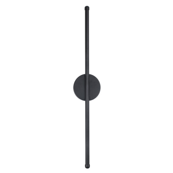 GloboStar® DIADEM 61329 Φωτιστικό Τοίχου – Απλίκα Design LED CCT 9W 1080lm 120° AC 220-240V – Εναλλαγή Φωτισμού μέσω Διακόπτη On/Off All In One Ψυχρό 6000k+Φυσικό 4500k+Θερμό 2700k Μ10 x Π4 x Υ60cm – Μαύρο – 3 Years Warranty