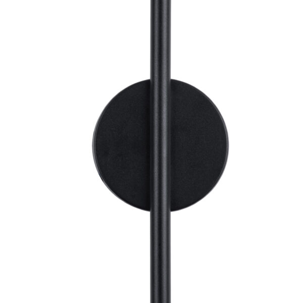 GloboStar® DIADEM 61329 Φωτιστικό Τοίχου – Απλίκα Design LED CCT 9W 1080lm 120° AC 220-240V – Εναλλαγή Φωτισμού μέσω Διακόπτη On/Off All In One Ψυχρό 6000k+Φυσικό 4500k+Θερμό 2700k Μ10 x Π4 x Υ60cm – Μαύρο – 3 Years Warranty