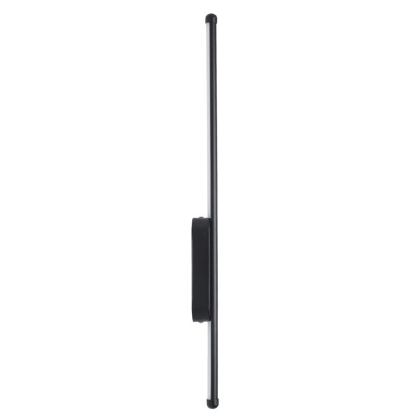 GloboStar® HARLEM 61331 Φωτιστικό Τοίχου – Απλίκα Design LED CCT 9W 1080lm 120° AC 220-240V – Εναλλαγή Φωτισμού μέσω Διακόπτη On/Off All In One Ψυχρό 6000k+Φυσικό 4500k+Θερμό 2700k Μ5 x Π4 x Υ60cm – Μαύρο – 3 Years Warranty