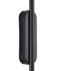 GloboStar® HARLEM 61331 Φωτιστικό Τοίχου – Απλίκα Design LED CCT 9W 1080lm 120° AC 220-240V – Εναλλαγή Φωτισμού μέσω Διακόπτη On/Off All In One Ψυχρό 6000k+Φυσικό 4500k+Θερμό 2700k Μ5 x Π4 x Υ60cm – Μαύρο – 3 Years Warranty