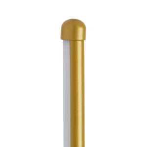 GloboStar® HARLEM 61332 Φωτιστικό Τοίχου – Απλίκα Design LED CCT 9W 1080lm 120° AC 220-240V – Εναλλαγή Φωτισμού μέσω Διακόπτη On/Off All In One Ψυχρό 6000k+Φυσικό 4500k+Θερμό 2700k Μ5 x Π4 x Υ60cm – Χρυσό – 3 Years Warranty