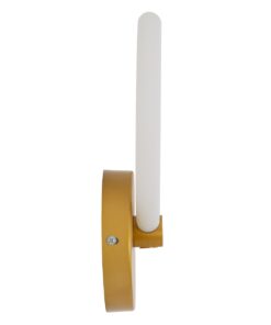 GloboStar® MATILDA 61340 Φωτιστικό Τοίχου – Απλίκα Design LED CCT 8W 960lm 360° AC 220-240V – Εναλλαγή Φωτισμού μέσω Διακόπτη On/Off All In One Ψυχρό 6000k+Φυσικό 4500k+Θερμό 2700k Μ20 x Π5 x Υ25.5cm – Χρυσό – 3 Years Warranty