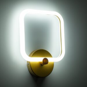GloboStar® ELIZA 61343 Φωτιστικό Τοίχου – Απλίκα Design LED CCT 8W 960lm 360° AC 220-240V – Εναλλαγή Φωτισμού μέσω Διακόπτη On/Off All In One Ψυχρό 6000k+Φυσικό 4500k+Θερμό 2700k Μ22 x Π5 x Υ28.5cm – Μαύρο – 3 Years Warranty