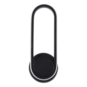 GloboStar® DALLAS 61345 Φωτιστικό Τοίχου – Απλίκα Design LED CCT 12W 1440lm 360° AC 220-240V – Εναλλαγή Φωτισμού μέσω Διακόπτη On/Off All In One Ψυχρό 6000k+Φυσικό 4500k+Θερμό 2700k Μ12 x Π6.5 x Υ32cm – Μαύρο – 3 Years Warranty