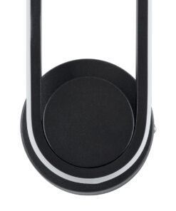 GloboStar® DALLAS 61345 Φωτιστικό Τοίχου – Απλίκα Design LED CCT 12W 1440lm 360° AC 220-240V – Εναλλαγή Φωτισμού μέσω Διακόπτη On/Off All In One Ψυχρό 6000k+Φυσικό 4500k+Θερμό 2700k Μ12 x Π6.5 x Υ32cm – Μαύρο – 3 Years Warranty