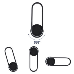 GloboStar® DALLAS 61345 Φωτιστικό Τοίχου – Απλίκα Design LED CCT 12W 1440lm 360° AC 220-240V – Εναλλαγή Φωτισμού μέσω Διακόπτη On/Off All In One Ψυχρό 6000k+Φυσικό 4500k+Θερμό 2700k Μ12 x Π6.5 x Υ32cm – Μαύρο – 3 Years Warranty