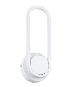 GloboStar® DALLAS 61346 Φωτιστικό Τοίχου – Απλίκα Design LED CCT 12W 1440lm 360° AC 220-240V – Εναλλαγή Φωτισμού μέσω Διακόπτη On/Off All In One Ψυχρό 6000k+Φυσικό 4500k+Θερμό 2700k Μ12 x Π6.5 x Υ32cm – Λευκό – 3 Years Warranty