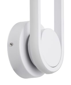 GloboStar® DALLAS 61346 Φωτιστικό Τοίχου – Απλίκα Design LED CCT 12W 1440lm 360° AC 220-240V – Εναλλαγή Φωτισμού μέσω Διακόπτη On/Off All In One Ψυχρό 6000k+Φυσικό 4500k+Θερμό 2700k Μ12 x Π6.5 x Υ32cm – Λευκό – 3 Years Warranty