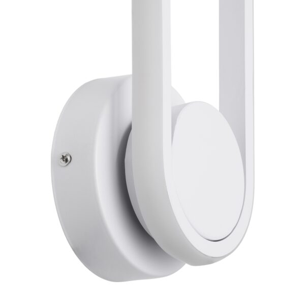 GloboStar® DALLAS 61346 Φωτιστικό Τοίχου – Απλίκα Design LED CCT 12W 1440lm 360° AC 220-240V – Εναλλαγή Φωτισμού μέσω Διακόπτη On/Off All In One Ψυχρό 6000k+Φυσικό 4500k+Θερμό 2700k Μ12 x Π6.5 x Υ32cm – Λευκό – 3 Years Warranty