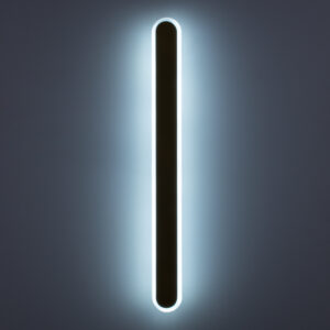 GloboStar® HOUSTON 61347 Φωτιστικό Τοίχου – Απλίκα Design LED CCT 18W 2160lm 360° AC 220-240V – Εναλλαγή Φωτισμού μέσω Διακόπτη On/Off All In One Ψυχρό 6000k+Φυσικό 4500k+Θερμό 2700k Μ6 x Π3 x Υ60cm – Μαύρο – 3 Years Warranty