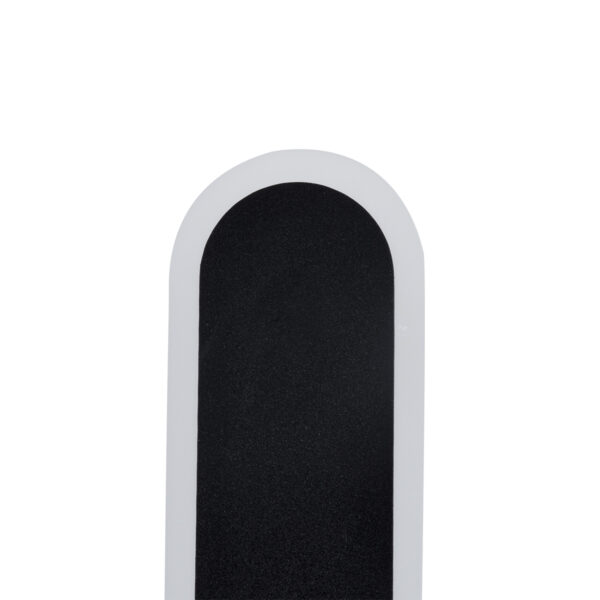 GloboStar® HOUSTON 61349 Φωτιστικό Τοίχου – Απλίκα Design LED CCT 24W 2880lm 360° AC 220-240V – Εναλλαγή Φωτισμού μέσω Διακόπτη On/Off All In One Ψυχρό 6000k+Φυσικό 4500k+Θερμό 2700k Μ6 x Π3 x Υ100cm – Μαύρο – 3 Years Warranty