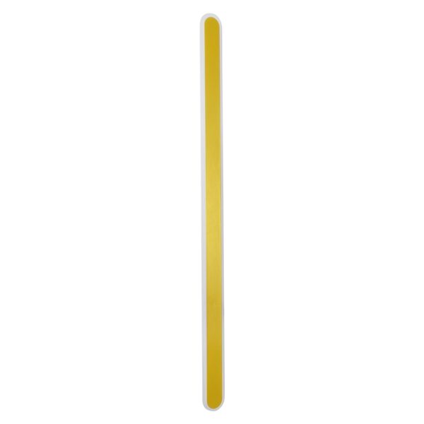 GloboStar® HOUSTON 61350 Φωτιστικό Τοίχου – Απλίκα Design LED CCT 24W 2880lm 360° AC 220-240V – Εναλλαγή Φωτισμού μέσω Διακόπτη On/Off All In One Ψυχρό 6000k+Φυσικό 4500k+Θερμό 2700k Μ6 x Π3 x Υ100cm – Χρυσό – 3 Years Warranty
