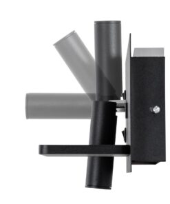 GloboStar® PALADIN 61351 Μοντέρνο Φωτιστικό Τοίχου – Απλίκα Ξενοδοχείου Bed Side LED 6W 720lm 36° AC 220-240V – Reading Light & Κρυφός Φωτισμός – Φορτιστές USB 3A & Wireless 20W – Μ30 x Π11 x Υ12cm – Φυσικό Λευκό 4500K – Μαύρο – Αριστερό