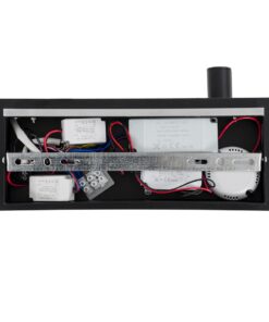 GloboStar® PALADIN 61351 Μοντέρνο Φωτιστικό Τοίχου – Απλίκα Ξενοδοχείου Bed Side LED 6W 720lm 36° AC 220-240V – Reading Light & Κρυφός Φωτισμός – Φορτιστές USB 3A & Wireless 20W – Μ30 x Π11 x Υ12cm – Φυσικό Λευκό 4500K – Μαύρο – Αριστερό