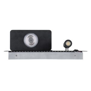 GloboStar® PALADIN 61351 Μοντέρνο Φωτιστικό Τοίχου – Απλίκα Ξενοδοχείου Bed Side LED 6W 720lm 36° AC 220-240V – Reading Light & Κρυφός Φωτισμός – Φορτιστές USB 3A & Wireless 20W – Μ30 x Π11 x Υ12cm – Φυσικό Λευκό 4500K – Μαύρο – Αριστερό