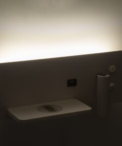 GloboStar® PALADIN 61353 Μοντέρνο Φωτιστικό Τοίχου – Απλίκα Ξενοδοχείου Bed Side LED 6W 720lm 36° AC 220-240V – Reading Light & Κρυφός Φωτισμός – Φορτιστές USB 3A & Wireless 20W – Μ30 x Π11 x Υ12cm – Φυσικό Λευκό 4500K – Λευκό – Αριστερό