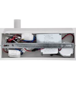 GloboStar® PALADIN 61353 Μοντέρνο Φωτιστικό Τοίχου – Απλίκα Ξενοδοχείου Bed Side LED 6W 720lm 36° AC 220-240V – Reading Light & Κρυφός Φωτισμός – Φορτιστές USB 3A & Wireless 20W – Μ30 x Π11 x Υ12cm – Φυσικό Λευκό 4500K – Λευκό – Αριστερό