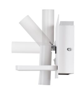 GloboStar® PALADIN 61354 Μοντέρνο Φωτιστικό Τοίχου – Απλίκα Ξενοδοχείου Bed Side LED 6W 720lm 36° AC 220-240V – Reading Light & Κρυφός Φωτισμός – Φορτιστές USB 3A & Wireless 20W – Μ30 x Π11 x Υ12cm – Φυσικό Λευκό 4500K – Λευκό – Δεξί