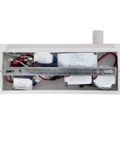 GloboStar® PALADIN 61354 Μοντέρνο Φωτιστικό Τοίχου – Απλίκα Ξενοδοχείου Bed Side LED 6W 720lm 36° AC 220-240V – Reading Light & Κρυφός Φωτισμός – Φορτιστές USB 3A & Wireless 20W – Μ30 x Π11 x Υ12cm – Φυσικό Λευκό 4500K – Λευκό – Δεξί