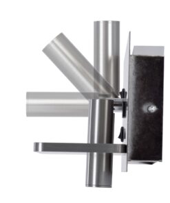 GloboStar® PALADIN 61356 Μοντέρνο Φωτιστικό Τοίχου – Απλίκα Ξενοδοχείου Bed Side LED 6W 720lm 36° AC 220-240V – Reading Light & Κρυφός Φωτισμός – Φορτιστές USB 3A & Wireless 20W – Μ30 x Π11 x Υ12cm – Φυσικό Λευκό 4500K – Νίκελ Βούρτσας – Δεξί