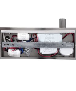 GloboStar® PALADIN 61356 Μοντέρνο Φωτιστικό Τοίχου – Απλίκα Ξενοδοχείου Bed Side LED 6W 720lm 36° AC 220-240V – Reading Light & Κρυφός Φωτισμός – Φορτιστές USB 3A & Wireless 20W – Μ30 x Π11 x Υ12cm – Φυσικό Λευκό 4500K – Νίκελ Βούρτσας – Δεξί