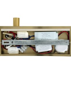 GloboStar® PALADIN 61357 Μοντέρνο Φωτιστικό Τοίχου – Απλίκα Ξενοδοχείου Bed Side LED 6W 720lm 36° AC 220-240V – Reading Light & Κρυφός Φωτισμός – Φορτιστές USB 3A & Wireless 20W – Μ30 x Π11 x Υ12cm – Φυσικό Λευκό 4500K – Χρυσό Βούρτσας – Αριστερό