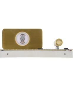 GloboStar® PALADIN 61358 Μοντέρνο Φωτιστικό Τοίχου – Απλίκα Ξενοδοχείου Bed Side LED 6W 720lm 36° AC 220-240V – Reading Light & Κρυφός Φωτισμός – Φορτιστές USB 3A & Wireless 20W – Μ30 x Π11 x Υ12cm – Φυσικό Λευκό 4500K – Χρυσό Βούρτσας – Δεξί