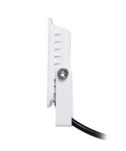 GloboStar® ATLAS 61406 Επαγγελματικός Προβολέας LED 10W 1150lm 120° AC 220-240V – Αδιάβροχος IP67 – Μ10 x Π2 x Υ8cm – Λευκό – Θερμό Λευκό 2700K – LUMILEDS Chips – TÜV Rheinland Certified – 5 Years Warranty