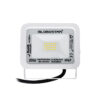 GloboStar® ATLAS 61408 Επαγγελματικός Προβολέας LED 20W 2400lm 120° AC 220-240V – Αδιάβροχος IP67 – Μ12 x Π2.5 x Υ9.5cm – Λευκό – Φυσικό Λευκό 4500K – LUMILEDS Chips – TÜV Rheinland Certified – 5 Years Warranty