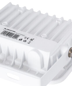 GloboStar® ATLAS 61408 Επαγγελματικός Προβολέας LED 20W 2400lm 120° AC 220-240V – Αδιάβροχος IP67 – Μ12 x Π2.5 x Υ9.5cm – Λευκό – Φυσικό Λευκό 4500K – LUMILEDS Chips – TÜV Rheinland Certified – 5 Years Warranty