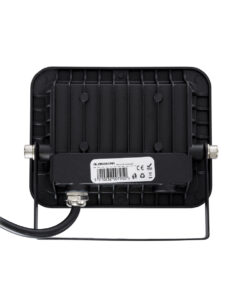 GloboStar® ATLAS 61412 Επαγγελματικός Προβολέας LED 20W 2300lm 120° AC 220-240V – Αδιάβροχος IP67 – Μ12 x Π2.5 x Υ9.5cm – Μαύρο – Θερμό Λευκό 2700K – LUMILEDS Chips – TÜV Rheinland Certified – 5 Years Warranty