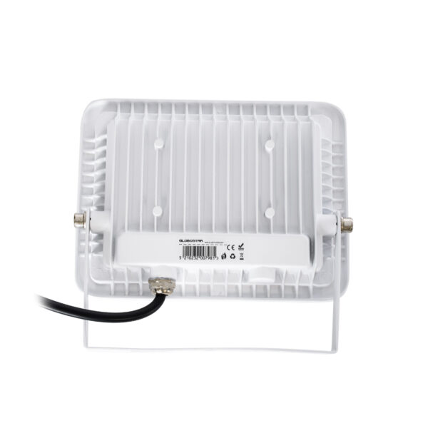 GloboStar® ATLAS 61414 Επαγγελματικός Προβολέας LED 30W 3600lm 120° AC 220-240V – Αδιάβροχος IP67 – Μ16 x Π2.5 x Υ12.5cm – Λευκό – Φυσικό Λευκό 4500K – LUMILEDS Chips – TÜV Rheinland Certified – 5 Years Warranty