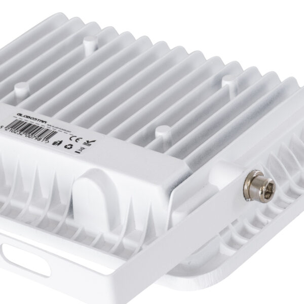 GloboStar® ATLAS 61414 Επαγγελματικός Προβολέας LED 30W 3600lm 120° AC 220-240V – Αδιάβροχος IP67 – Μ16 x Π2.5 x Υ12.5cm – Λευκό – Φυσικό Λευκό 4500K – LUMILEDS Chips – TÜV Rheinland Certified – 5 Years Warranty