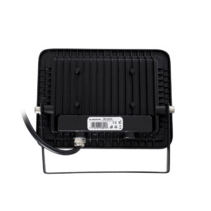 GloboStar® ATLAS 61418 Επαγγελματικός Προβολέας LED 30W 3450lm 120° AC 220-240V – Αδιάβροχος IP67 – Μ16 x Π2.5 x Υ12.5cm – Μαύρο – Θερμό Λευκό 2700K – LUMILEDS Chips – TÜV Rheinland Certified – 5 Years Warranty