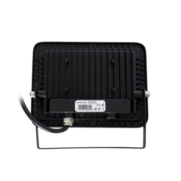 GloboStar® ATLAS 61418 Επαγγελματικός Προβολέας LED 30W 3450lm 120° AC 220-240V – Αδιάβροχος IP67 – Μ16 x Π2.5 x Υ12.5cm – Μαύρο – Θερμό Λευκό 2700K – LUMILEDS Chips – TÜV Rheinland Certified – 5 Years Warranty