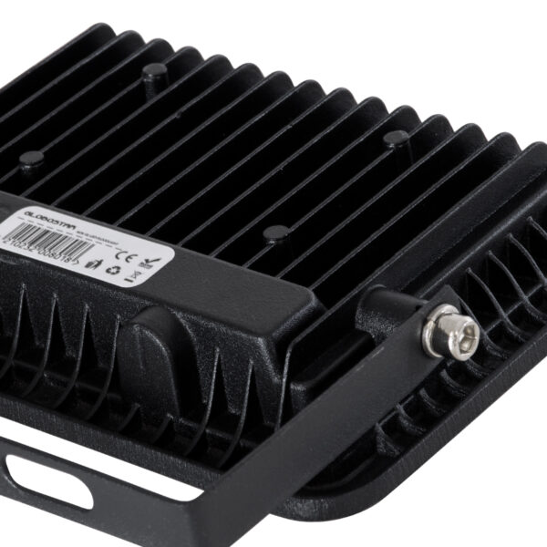 GloboStar® ATLAS 61418 Επαγγελματικός Προβολέας LED 30W 3450lm 120° AC 220-240V – Αδιάβροχος IP67 – Μ16 x Π2.5 x Υ12.5cm – Μαύρο – Θερμό Λευκό 2700K – LUMILEDS Chips – TÜV Rheinland Certified – 5 Years Warranty