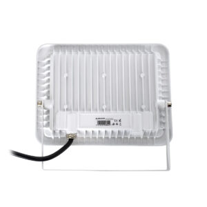 GloboStar® ATLAS 61419 Επαγγελματικός Προβολέας LED 50W 6250lm 120° AC 220-240V – Αδιάβροχος IP67 – Μ21 x Π3.5 x Υ16cm – Λευκό – Ψυχρό Λευκό 6000K – LUMILEDS Chips – TÜV Rheinland Certified – 5 Years Warranty