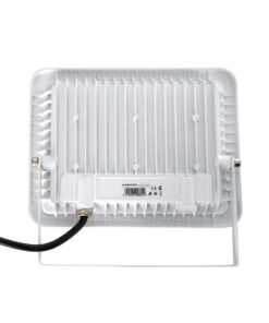 GloboStar® ATLAS 61420 Επαγγελματικός Προβολέας LED 50W 6000lm 120° AC 220-240V – Αδιάβροχος IP67 – Μ21 x Π3.5 x Υ16cm – Λευκό – Φυσικό Λευκό 4500K – LUMILEDS Chips – TÜV Rheinland Certified – 5 Years Warranty