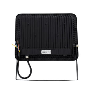 GloboStar® ATLAS 61427 Επαγγελματικός Προβολέας LED 100W 11500lm 120° AC 220-240V – Αδιάβροχος IP67 – Μ27 x Π4 x Υ21cm – Μαύρο – Θερμό Λευκό 2700K – LUMILEDS Chips – TÜV Rheinland Certified – 5 Years Warranty