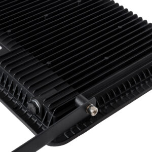 GloboStar® ATLAS 61431 Επαγγελματικός Προβολέας LED 200W 25000lm 120° AC 220-240V – Αδιάβροχος IP67 – Μ38 x Π4 x Υ28cm – Μαύρο – Ψυχρό Λευκό 6000K – LUMILEDS Chips – TÜV Rheinland Certified – 5 Years Warranty